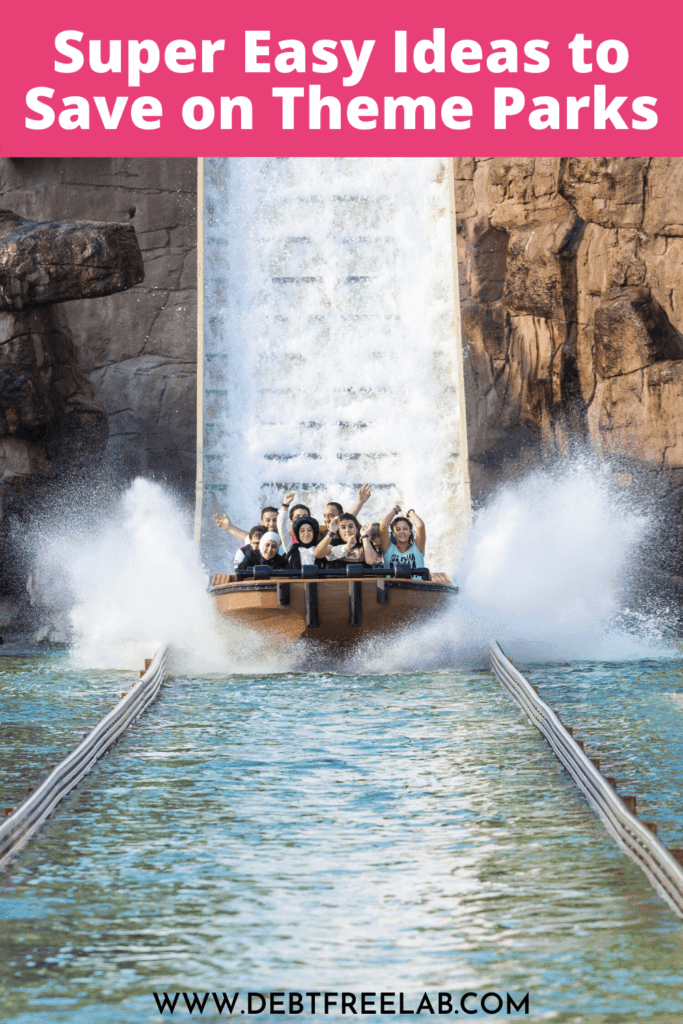 Theme parks can get expensive - fast! Learn super simple ways to save money on theme park tickets, dining, parking and more! #familytravel #themeparks #savemoney #budget #amusementparks #frugal #vacation #summer