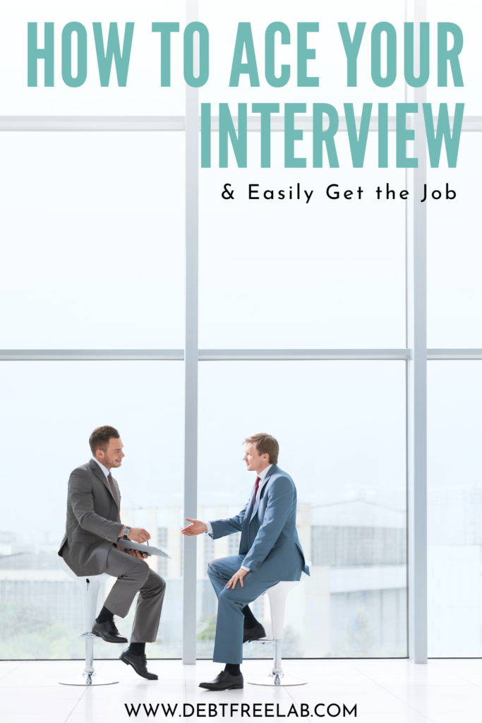 Are you looking for interview prep tips? This simple guide to ace an interview and get the job, every single time. Prepare for an interview and look like a pro! #careeradvice #interviewtips #jobinterviewtips #jobinterview #