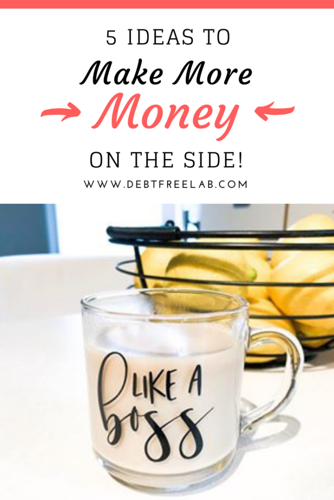 Check out these super simple side hustles that you can do either from home, or while going about your daily routine. Make more money on the side with these easy side hustle ideas. #sidehustle #sidehustleideas #sidehustleideasathome #extracash #sidehustleformoms