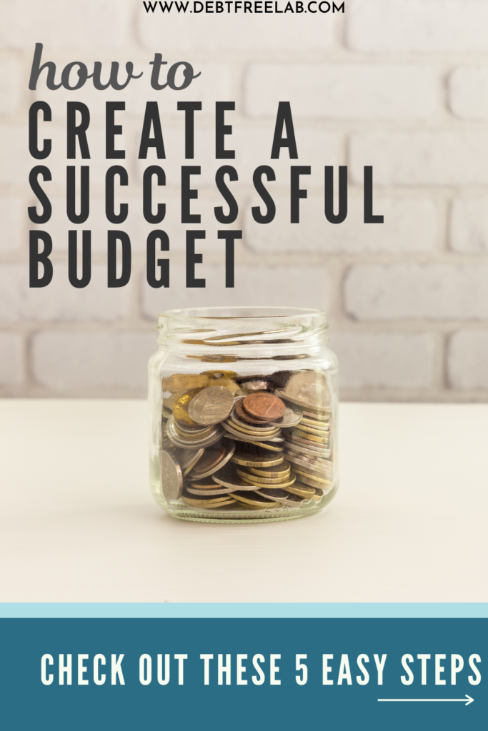 Creating a budget for the first time may seem daunting, especially if you don’t know where to start. Here's how to create a personal budget simply and effectively in only 5 steps! #budget #personalfinance #personalfinancetips #financialplanning #financialgoals #simplepersonalfinance