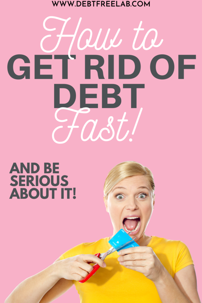 If you've struggled with truly committing to paying off your debt, try these strategies to get out of debt once and for all! Start your debt free journey today with these debt payoff tips! Click through to find the strategies you need to get rid of debt fast - and be serious about it! #debt #debtfree #debtpayoff #debtpayofftips #howtopayoffdebt #debtfree #getoutofdebt #motivation #debtmanagement #mindset