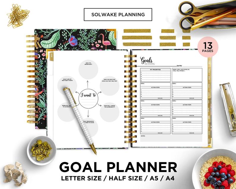 This Goal planner will help you reach your goals